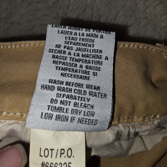 TRIBAL JEANS Brooke Wide-Leg Cargo Pants Caramel‎ Size 12 - Picture 6 of 9